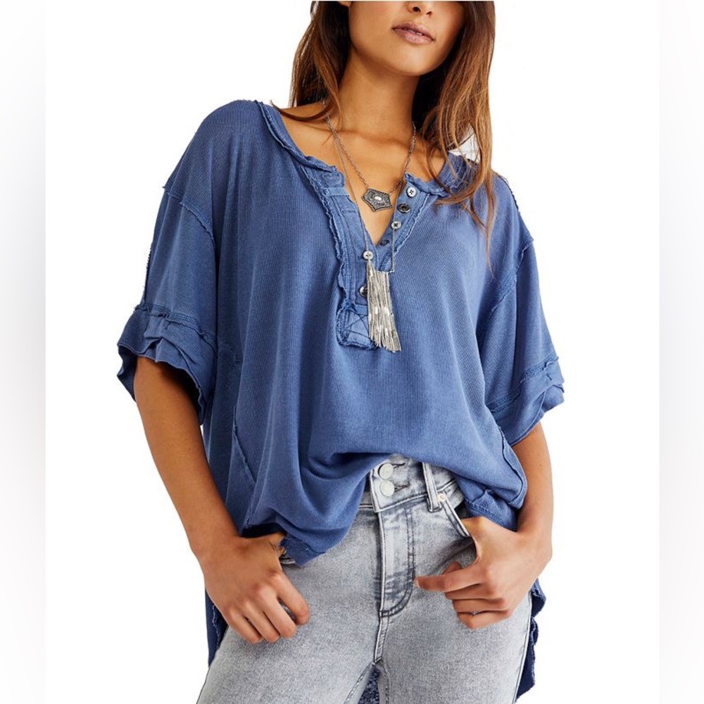 Free People | Heritage Henley T-shirt NWT